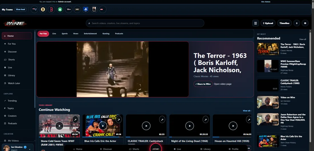Wire Video discovery