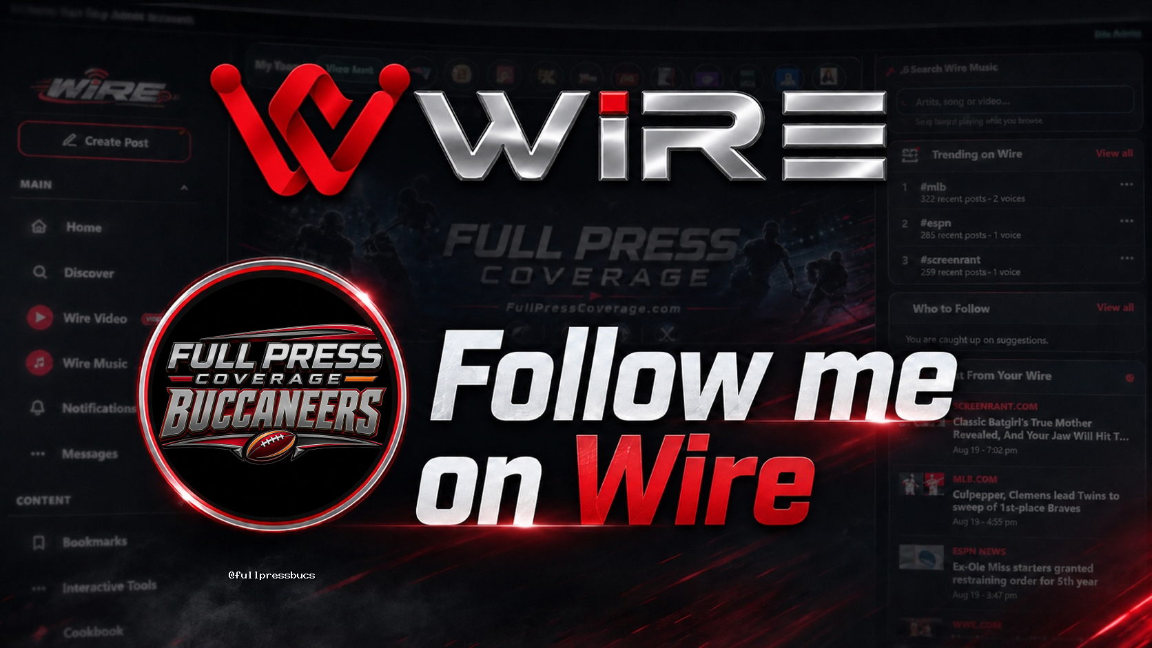 Follow @fullpressbucs on Wire